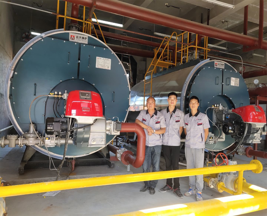 北师大濮阳实验学校2台4吨常压热水锅炉